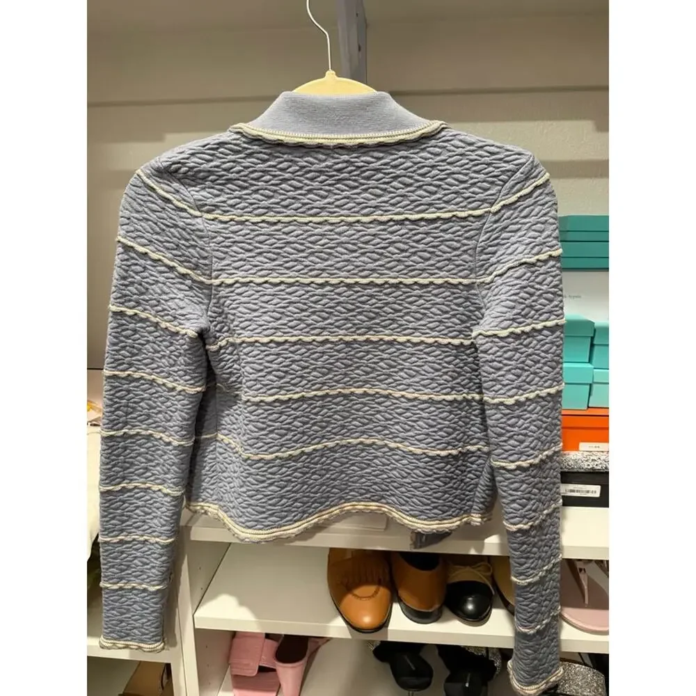 Sandro Cropped knit jacket size xs - Picture 4 of 4